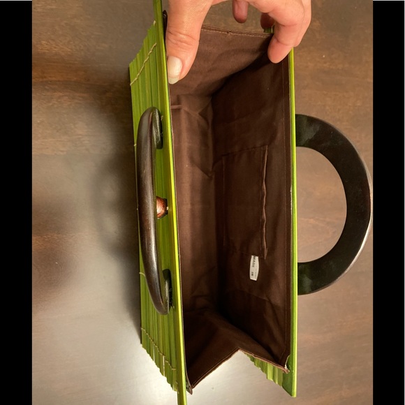 Green & Brown Small Handbag - Picture 2 of 5